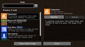 Launcher which then adds a button that lets you view a list of your mods. Mod Menu Mods Minecraft Curseforge