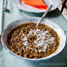 Exotische Kochrezepte Mungbohnen Susse Brei Bubur Kacang Hijau Mungbohnen Rezepte Lebensmittel Essen