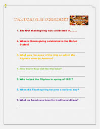 Maybe you would like to learn more about one of these? Thanksgiving Worksheet Worksheet