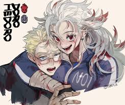 By xx_fadingdreamer_xx (✨dreamer✨) with 6 reads. Wallpaper Id 130470 Dorohedoro Anime Girls Anime Boys 2d Simple Background Hugging Short Hair Blond Hair Grey Hair Big Boobs Blushing Embarrassed Blood Stains Men With Glasses Looking At Viewer Red