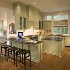 green kitchen cabinets, kitchen
