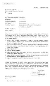 Contoh Surat Lamaran Dan Surat Pernyataan Cpns Download Link