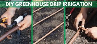 Diy above ground sprinkler system! Diy Greenhouse Drip Irrigation System Diy Greenhouse Watering