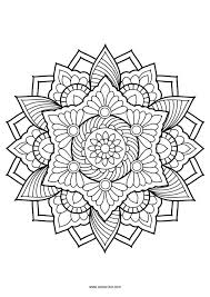 Mandala A Imprimer Gratuitement Difficile En 2020 Coloriage Mandala Mandala A Colorier Mandala
