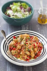 Filets De Poulet A La Creme De Poivron Facile Recette En 2020 Filet Poulet Creme De Poivron Poulet A La Creme