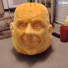 Name that uncle!!! #adamsfamily #unclefester #pumpkinseason🎃  #pumpkincarving #pumpkinart #halloween #spookyseason #awesome #sculpture  #carving