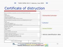 Noi elemente pe cartea de identitate a vehiculului: Ppt Taiex Infra 30117 Valencia 12 13 June 2008 Powerpoint Presentation Id 4822808
