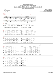 O night, o holy night, o night divine! Elton John Can You Feel The Love Tonight Satb Not Angka Arr Keith Christopher