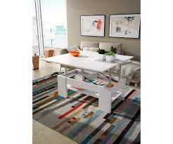 Mesa de centro convertibles a comedor. Comprar Mesa De Centro En Blanco Y Roble Mesas De Centro Baratas En Muebles Tuco Net