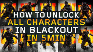 This can be acquired by supply stashes. Mix How To Unlock All Blackout Characters Full Guide Black Ops 4 By Widdz
