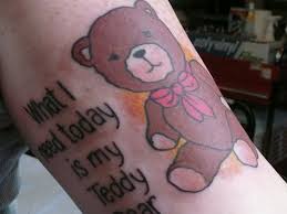 Bear tattoo is a perfect choice for animal and nature lovers. Teddy Bear Gangster Quotes Quotesgram