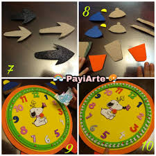 Como hacer muebles de cartón reciclado paso a paso: Payiarte Aprendiendo A Leer El Reloj Payiarte Te Facebook