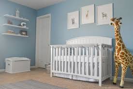 Classic Gray And Blue Safari Nursery Project Nursery Blue Safari Nursery Baby Blue Nursery Baby Boy Blue Nursery