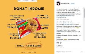 Buah yang sering dikonsumsi dengan cara dijadikan jus ini memiliki jumlah kalori 156 kkal. Meski Kekinian Perhatikan Dulu Kalori Donat Mi Goreng Luar Biasa Bikin Gagal Diet Semua Halaman Nakita