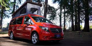 This 67 511 Pop Top Camper Van Built In A 2020 Mercedes Benz Minivan Has Two Separate Beds See Inside The Backroad In 2020 Pop Top Camper Mercedes Camper Mercedes Camper Van