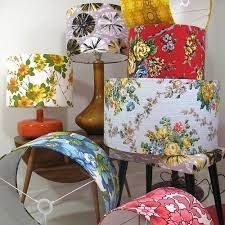 pin by adrienne johnson on for the home lampshades decor fabric lampshade