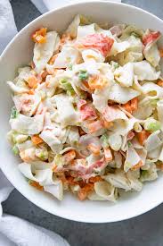 Chop crab meat in a medium bowl. Best Crab Salad The Salty Marshmallow
