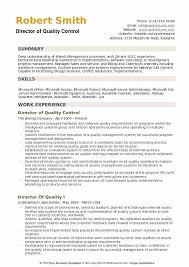Quality control resume 17 awesome warehouse job description for, sample resume quality control popular resume sample quality assurance resume examples created by pros myperfectresume. Director Of Quality Resume Samples Qwikresume