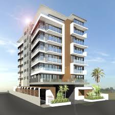7 Storey Apartment Unit On The Busy Gold Coast Highway Palm Beach House Front Design Building Facade Building Elevation
