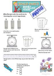 Maths Topic Shed Georges Marvellous Medicine Roald Dahl Activities Roald Dahl Day