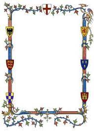 Medieval Border With Dragons By Dashinvaine On Deviantart Medieval Border Medieval Art Heraldry