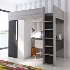 hoogslaper met kast en bureau studio antraciet fuschia slaapkamer stapelbedden en hoogslaper bed met bureau hoogslaper tiener slaapkamer decoraties