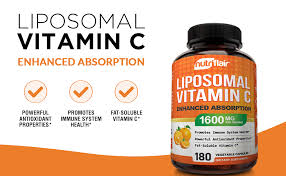 Secure payment process · 24/7 customer service · 2m+ product reviews Amazon Com Nutriflair Liposomal Vitamin C 1600mg 180 Capsules High Absorption Fat Soluble Vit C Antioxidant Supplement Higher Bioavailability Immune System Support Collagen Booster Non Gmo Vegan Pills Health Personal Care