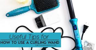 Use the right size and type of curling iron or wand. Useful Tips For How To Use A Curling Wand
