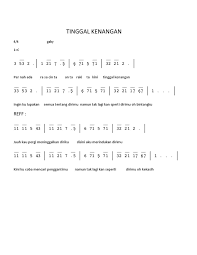 Tinggal Kenangan | PDF