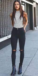Outfits With Heels Part 1 Cute Winter Outfits Ripped Jeans Slideshow Read More 4 Tips To Im Trendy Summer Outfits Summer Outfits For Teens Fashion Outfits