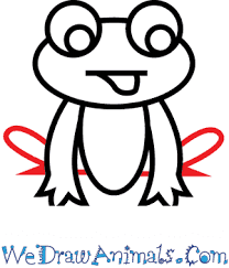 This tutorial shows the sketching and drawing steps from start to finish. How To Draw A Cute Frog In 4 Easy Steps