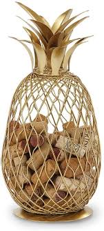 Barrel cork holders this wine barrel cork h. China Golden Pineapple Home Decor Wine Holder Cork Storage China Wine Cork Storage Cork Storage Decor