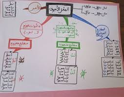 خرائط ذهنية قواعد اللغة السنة الخامسة مدرستنا