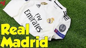 Vinicius real madrid jersey 2018 2019 3rd third xs shirt mens soccer dp5445 ig93. Adidas Real Madrid Sergio Ramos 2018 19 Ucl Home Jersey Unboxing Review From Subside Sports Youtube