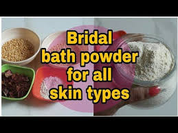 Diy Brightening Bridal Bath Powder For All Skin Types In Telugu Bridal Series By Jayasree Youtub Bridal Skin Care Routine Bridal Skin Care Homemade Facials
