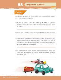 Si eres alumno o padre de familia. Hagamos Cuentas Bloque Iii Leccion 58 Apoyo Primaria