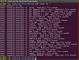 Filesystem Changing Ownership Of Read Only File System I Cant Move Delete Rename Any File Ask Ubuntu