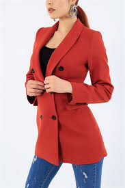 28157 - Türkiye'nin En Hesaplı Bayan Giyim Sitesi | Modamızbir.com | Blazer  ceket, Giyim, Kot ceket
