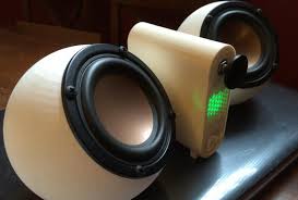 3d Printed Sound Sphere Speakers Amp Created With Up Mini 3d Printer Http 3dprint Com 19900 3d Printed Spreakers Am 3d Printing 3d Printer 3d Printing Diy