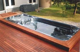 Aquazone Swim Spa Install Leisurerite Spas Spa Depot Hot Tub Swim Spa Swim Spa Outdoor Swim Spa