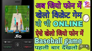 Everything without registration and sending sms! Jio Phone Se Cricket Game Kaise Khele Jio Phone Baseball Game In Jio Phone By Technical