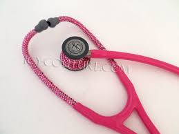 Pink Stethoscope With Swarovski Crystals Select Your Brand Color
