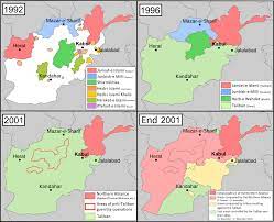 According to the long war journal, which tracks territorial control in afghanistan, as of july 10, 212 districts were under taliban control, with 76 under the control of the government and 119. Afghanistan Conflict 1978 Present Wikipedia