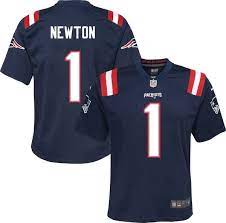Much to tom brady's chagrin, offensive skill position players and defensive backs will be able to wear nos. Nike Youth New England Patriots Cam Newton 1 Navy Game Jersey Dick S Sporting Goods