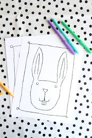 Easter bunny printable coloring pages. Free Printables Easter Bunny Coloring Pages And Stickers Starling Nanny Agency