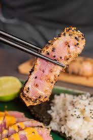 Einfaches Rezept Fur Thunfischsteak Mit Sesam Kruste Let S Cook Rezept Thunfischsteak Rezepte Steak