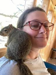 Squirrel appreciation day with my sister Skyler