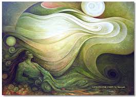 Longing For Union Artwork By Rassouli Beautiful Fluid Mystical Art Spiritualart Mysticalart Visionaryart Goddess Spiritual Art Spiritual Paintings Art