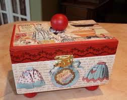 This Was A Plain Unfinished Wood Recipe Box I Found At The Dollar Store Dollarama Here In Canada And Decorated With Wood Crafts Kids Wood Fun Crafts For Kids