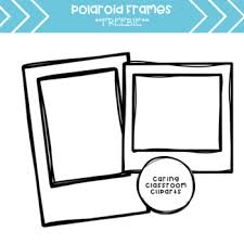 Download picture frame stock vectors. Polaroid Frames Clipart Freebie By Caring Classroom Tpt